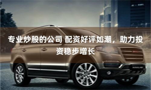 专业炒股的公司 配资好评如潮,助力投资稳步增长
